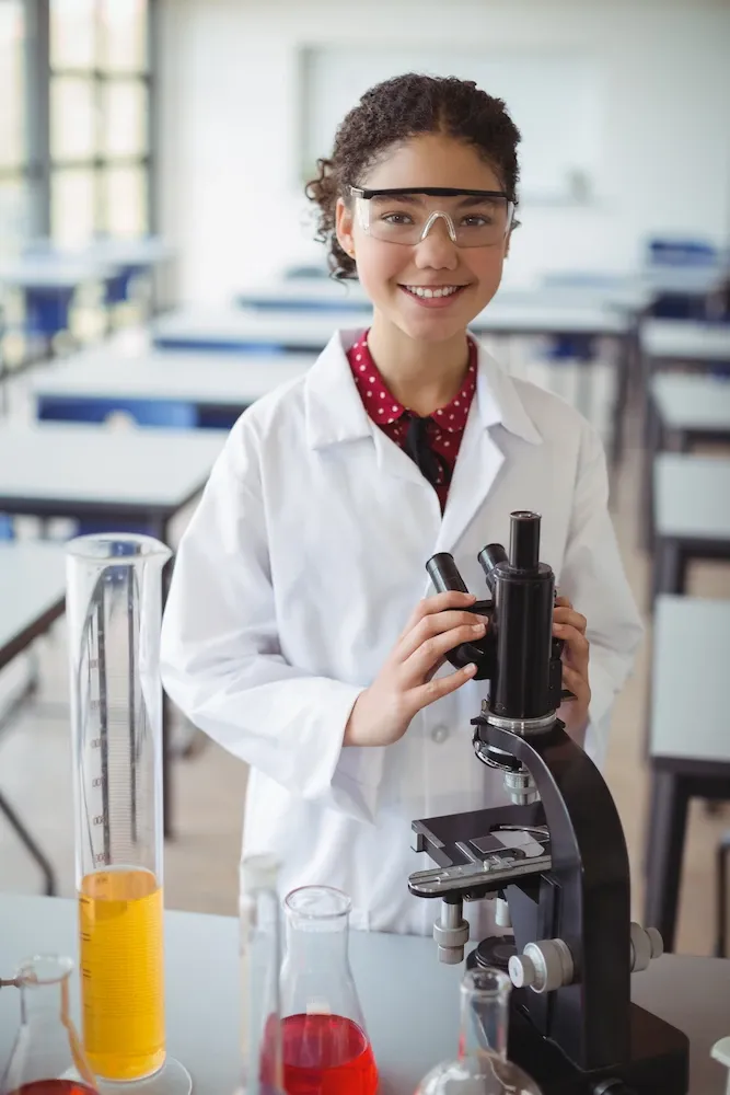 Students actively studying for their Cambridge A-level Chemistry qualification at ATMO School